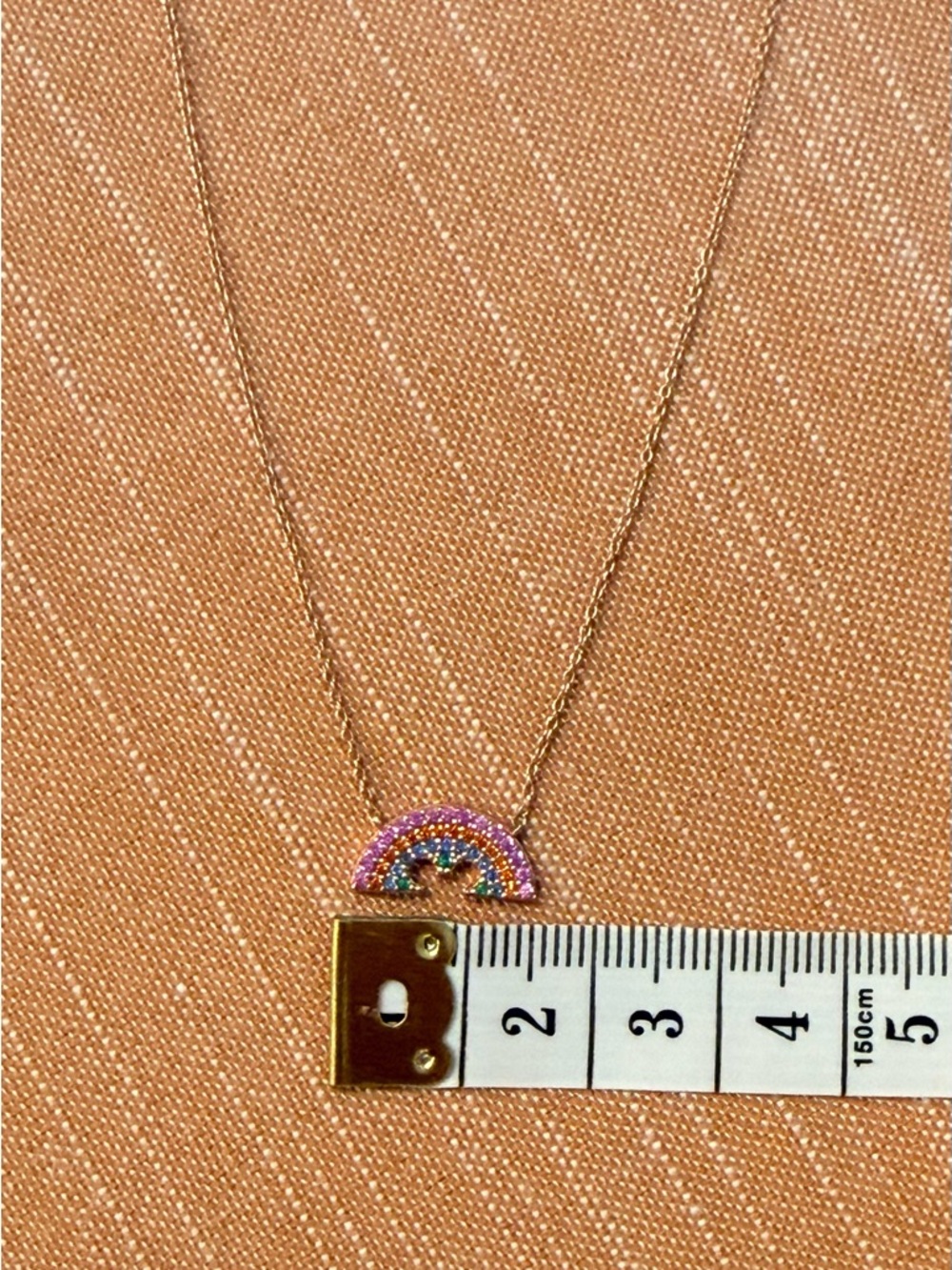 Disney Parks CRISLU Necklace Rainbow Mickey Mouse Rose Gold Disney Pride 🌈 - Picture 7 of 8